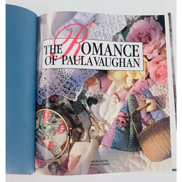 Cross Stitch Book Leisure Arts The Romance Paula Vaughan Memories Making Series - Picture 4 of 9
